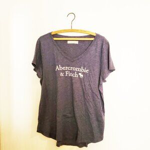 Abercrombie & Fitch Navy Short Sleeve T Shirt Women's XL